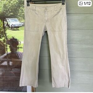 North Face Khaki Pants- Size 8 SHORT